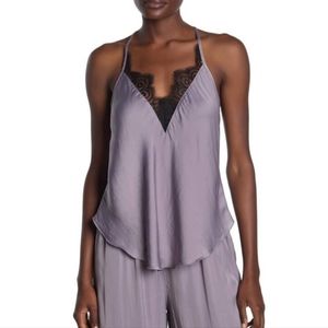 NWT Free People Silver Mauve Cami top size Small